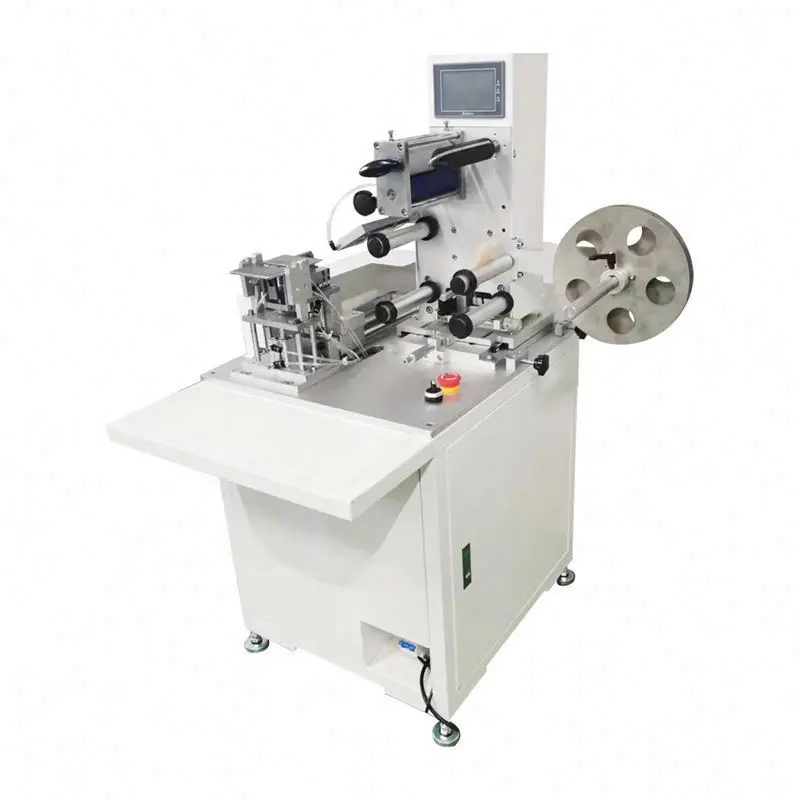 TEBAK Semi Automatic Wiring Harness Wire and Pipeline Printing Folding and Labeler Machine Winding  Folding Labeling Machine