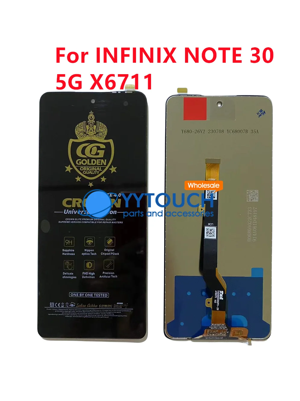 For Infinix Note 30I X6716 LCD Screen and Touch Digitizer Assemble Display