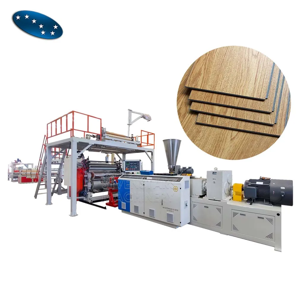 Multi-Layer SPC Flooring Making Machine/LVT Vinyl Plank Floor Production Line