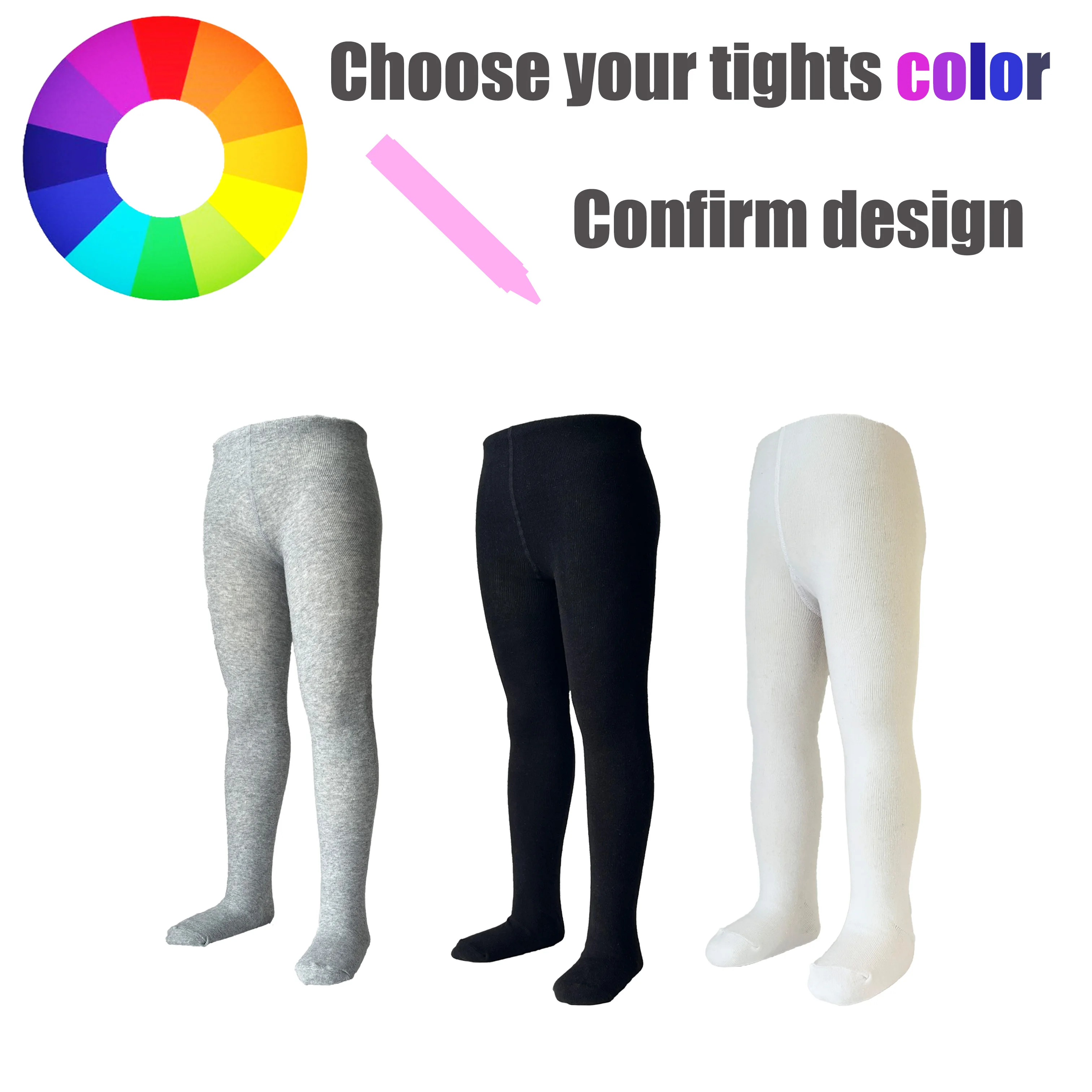 HY-T-001 на заказ детские колготки для девочек детей высокого качества