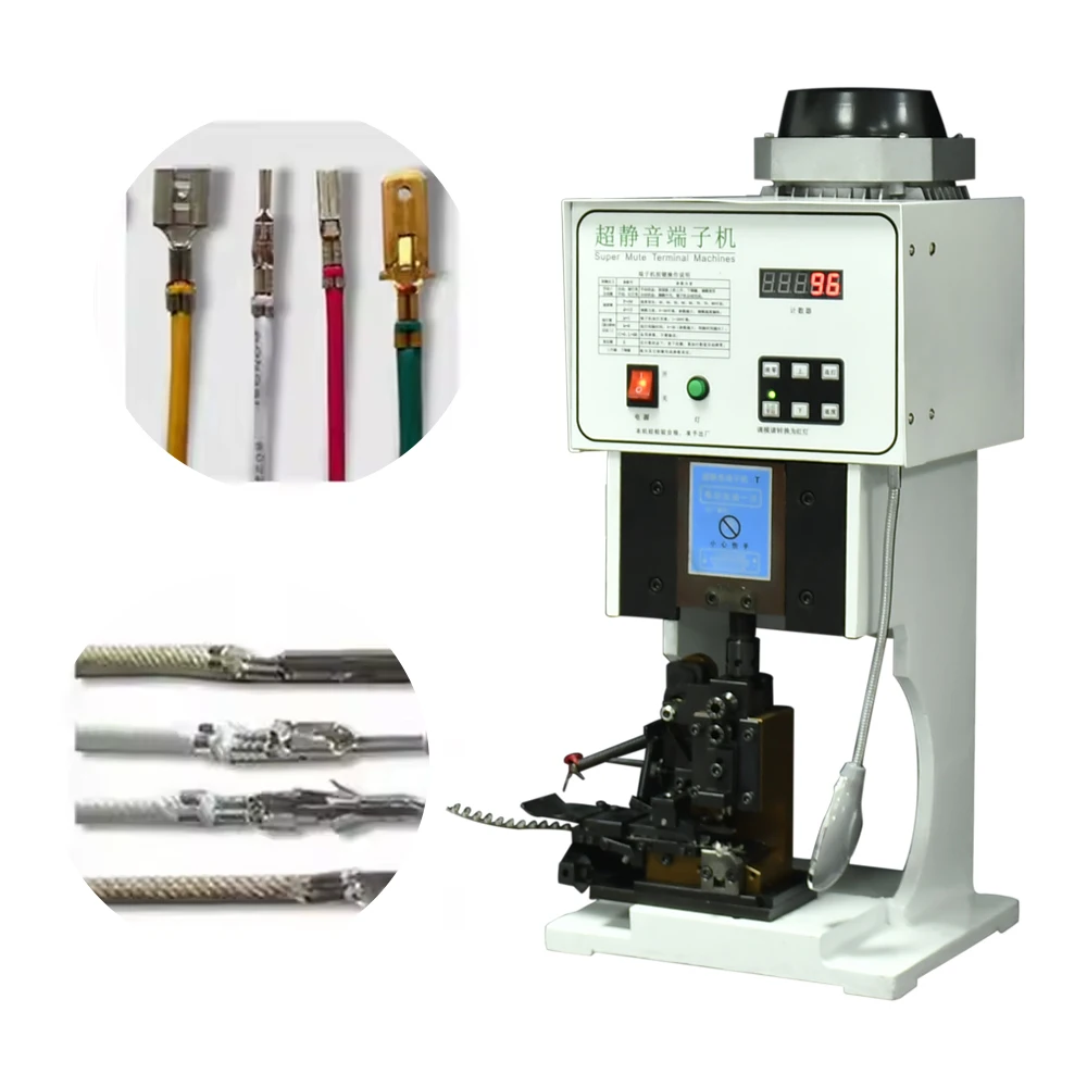 Fully Semi-automatic ultra Quiet Terminal Machine OTP Mold Electric Crimping Machine Wire Crimping and Terminal Making Machine