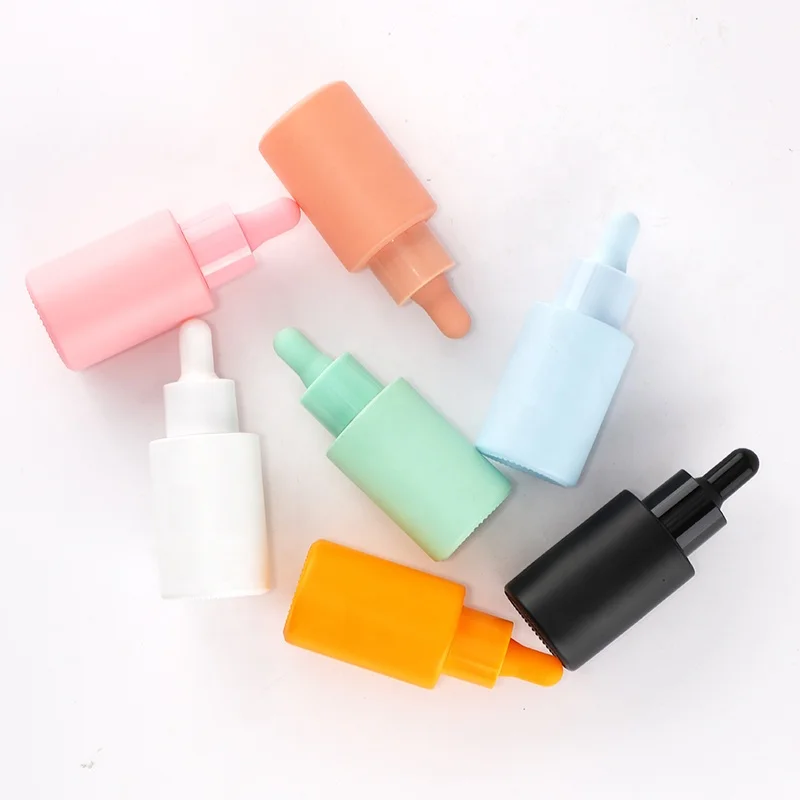 Eco Friendly Glass Dropper Bottle Write Black New Cosmetic Matte Color Cosmetic Serum Bottle Skin Care Oil Bottle 1oz 30ml