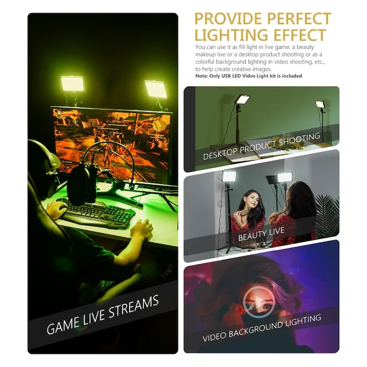 Universal Square Shape LED Panel Light with Tripod for Video Recording ...