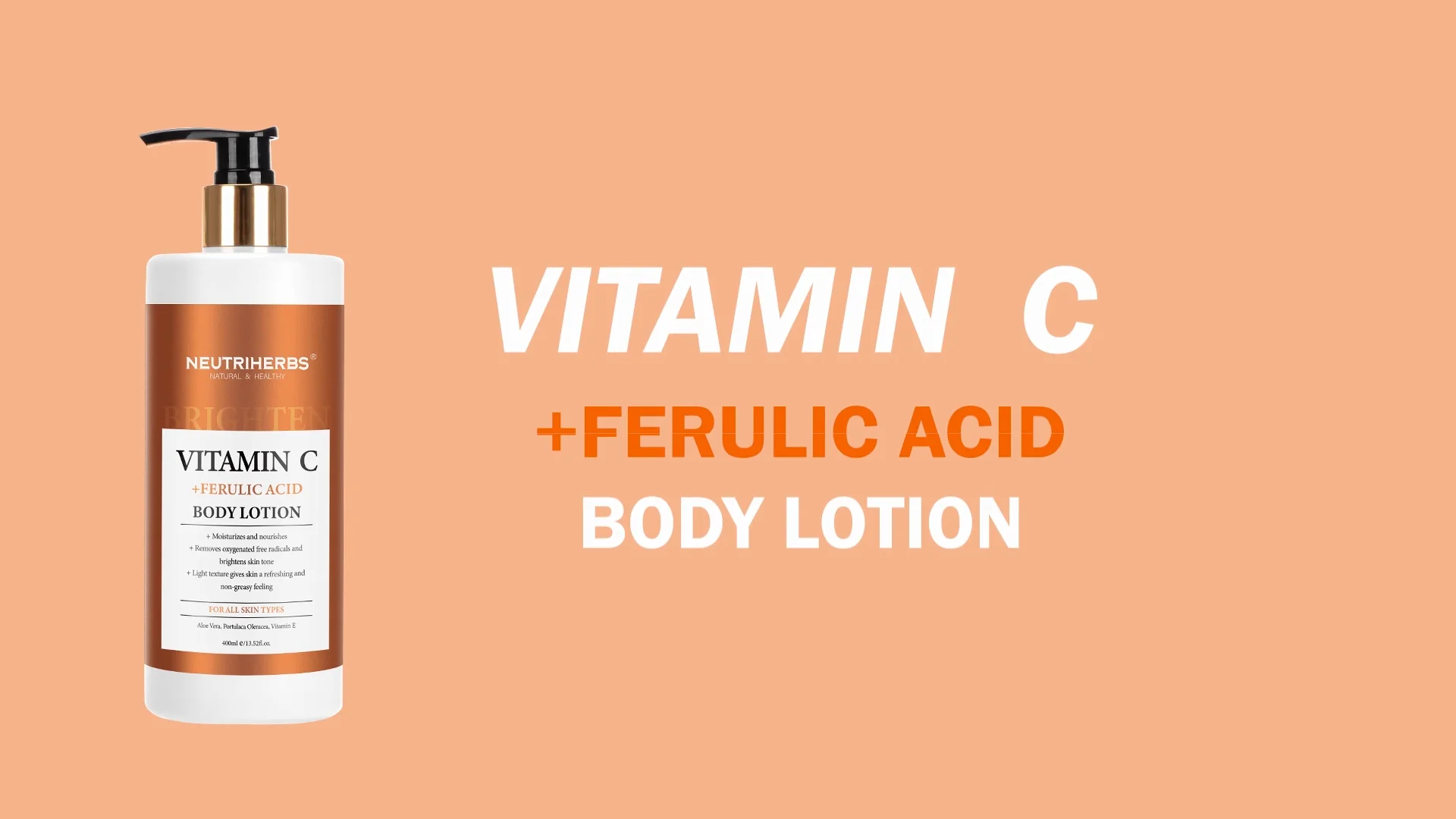 High Quality Neutriherbs Brightening Moisturizing Vitamin C Whitening