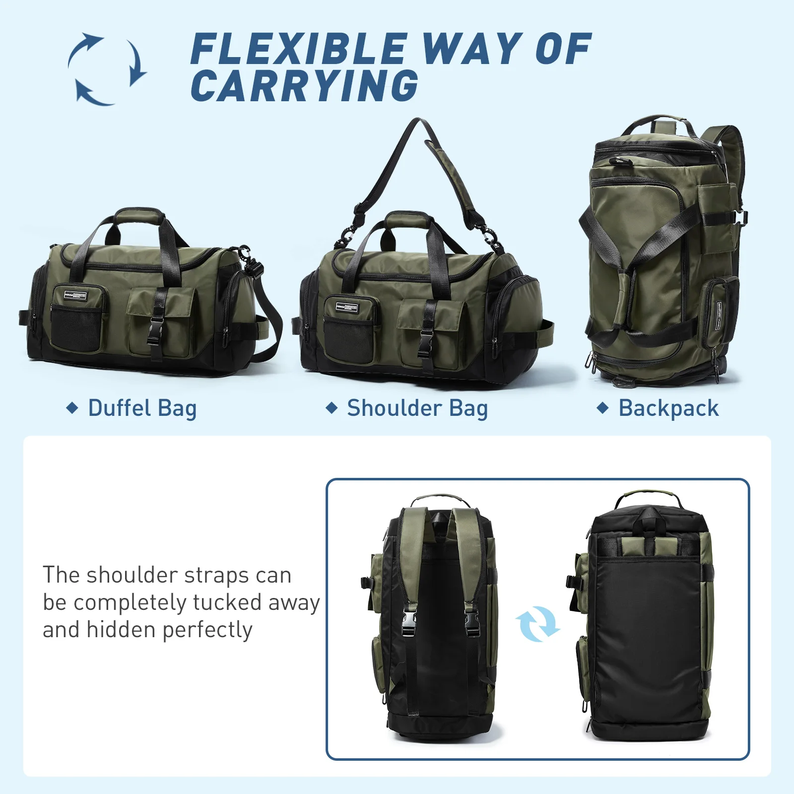 Jiu-jitsu Crossfit Backpack Sport Travel Bags for Men Duffle Bag Outdoor  Fitness Gym Bags