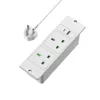 Blanc-2 * prises CA + 1 * USB-A + 1 * USB-C-UK