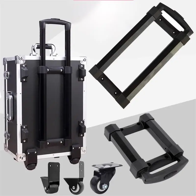 Extensible Big Tube Telescopic Metal Trolley Handle Spare Parts for Luggage Telescopic Trolley Pull Handle Wheels Trolley Handle