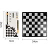 Échecs internationaux QB582, boîte moyenne, couleur, anglais, magnétiques.