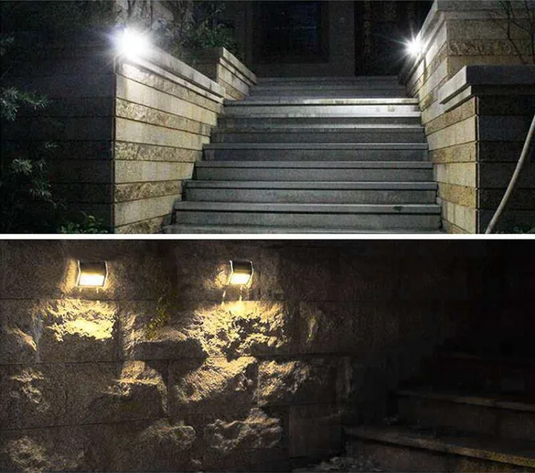 Outdoor Security Night Lighting Pathway Courtyard Bright Wall Lamp Garden 40 Led Solar Power Pir Motion Sensor Light