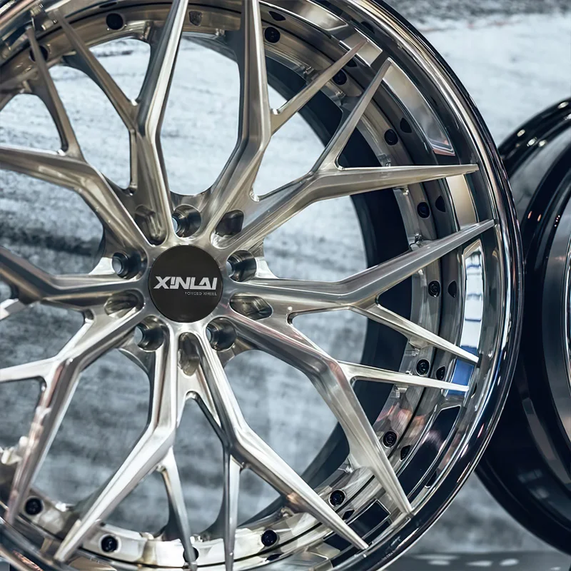 XINLAI 2-piece Custom Forged Wheels 5x120 5x112 5x114.3 Car Alloy Rim for bmw audi Mercedes benz jeep Passenger Car Wheels - Image 6