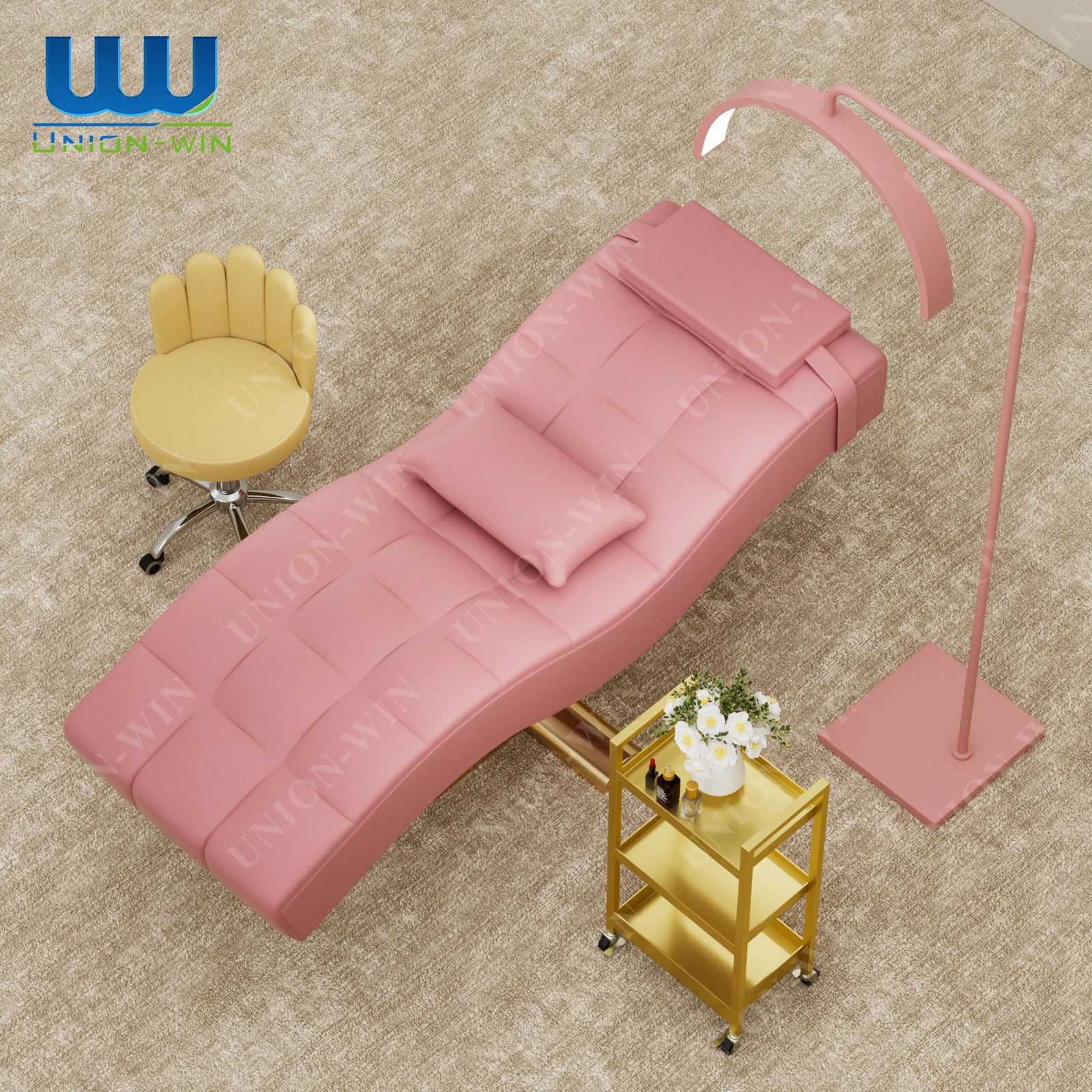 Union Win Adjustable Tech Spa Topper Eyelash Extension Cover for Salon  Beauty Bed Curve Lash Reclining Chair for Living Room