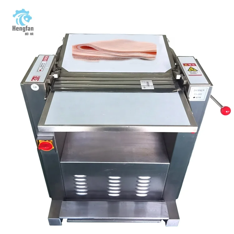 Professional Pork Skinner Machine Meat Peeler Processing Machine Fat Meat Removed Machine