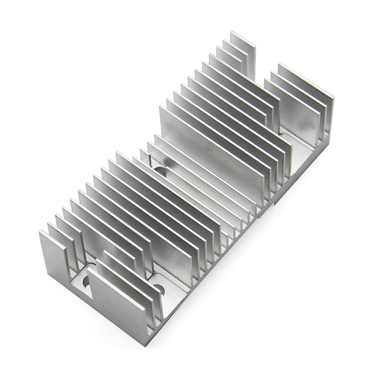 JeaSnn изготовленный на заказ 6061 6063 анодированный корпус алюминиевый экструзионный радиатор с ЧПУ фрезерный