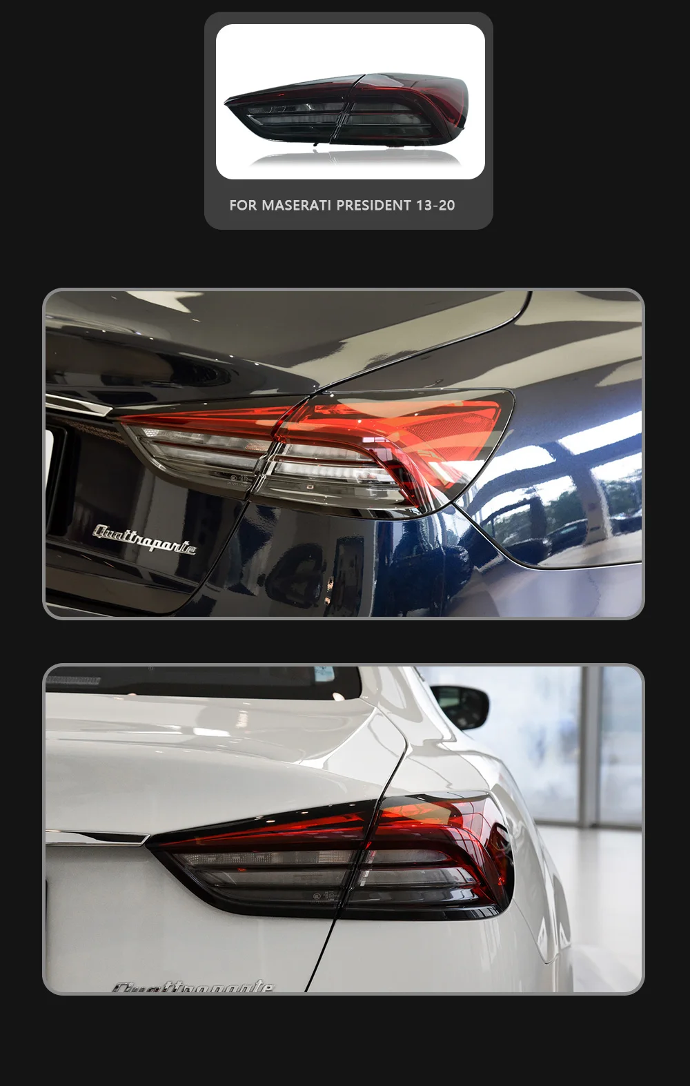 Maserati Led TYPY Car Light for All LED Module Upgrade Modified New Highlight Tail ...