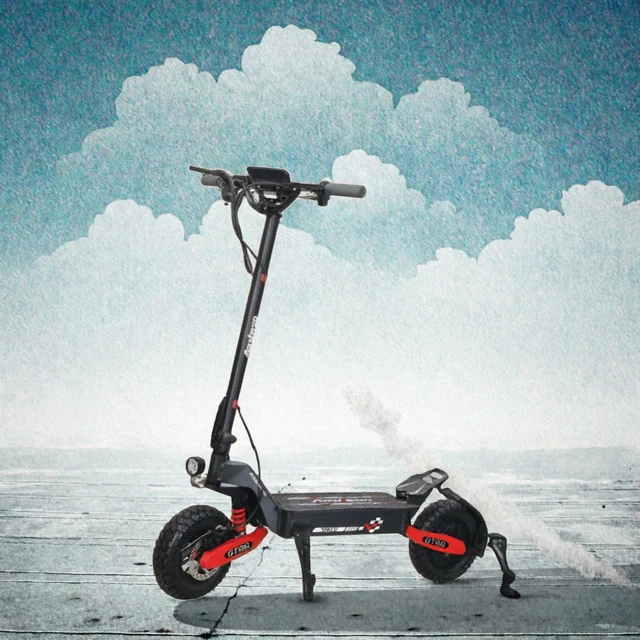 Powerful Off-Road Electric Scooter for Adults Foldable with Strong Motor Long Range Smart Electronic Stored in USA Warehouse
