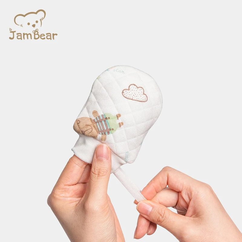 Варежки детские из 100% хлопка с защитой от царапин, детские варежки, высококачественные и удобные варежки для детей, поддержка унисекс, OEM-сервис