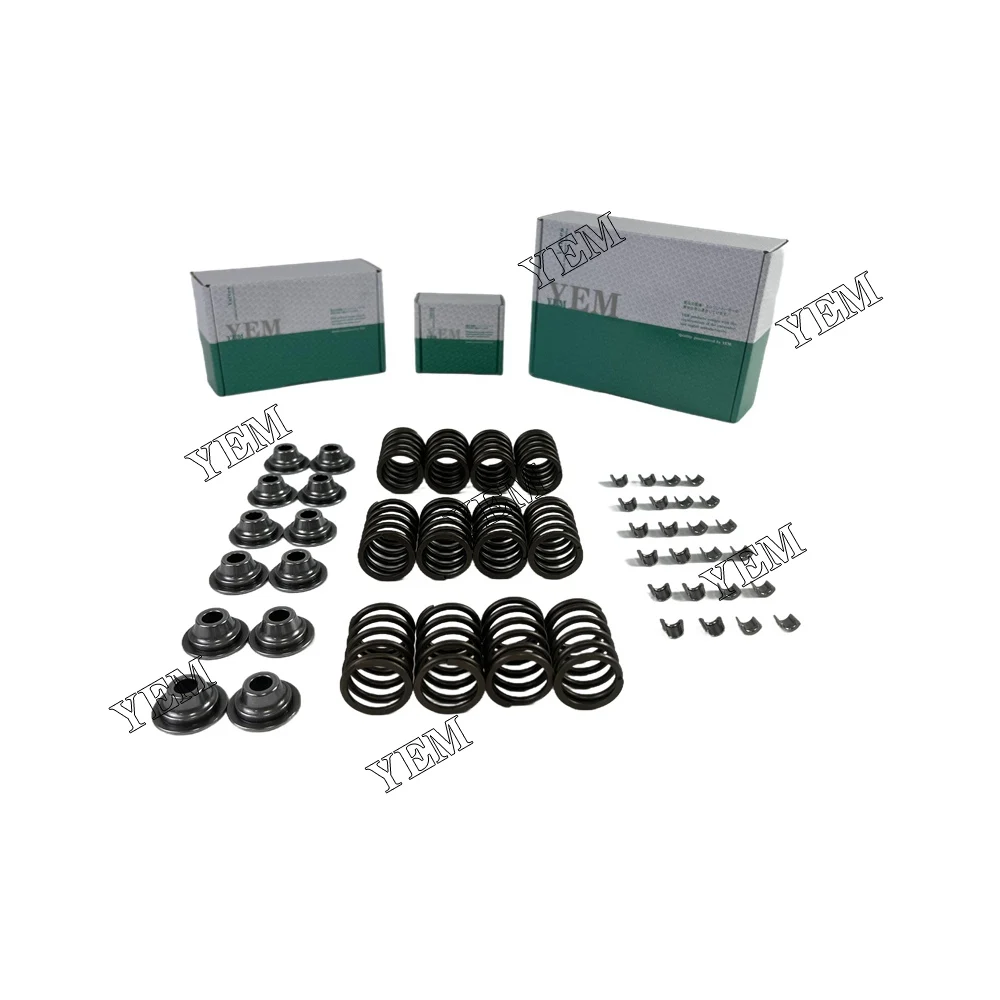 4M42 4M50 4M51 6D14 Valve Spring and Spring Seat Valve Cotter for Mitsubishi Machinery Engine Engine Repair Kit