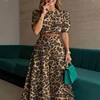 Brown Leopard Print