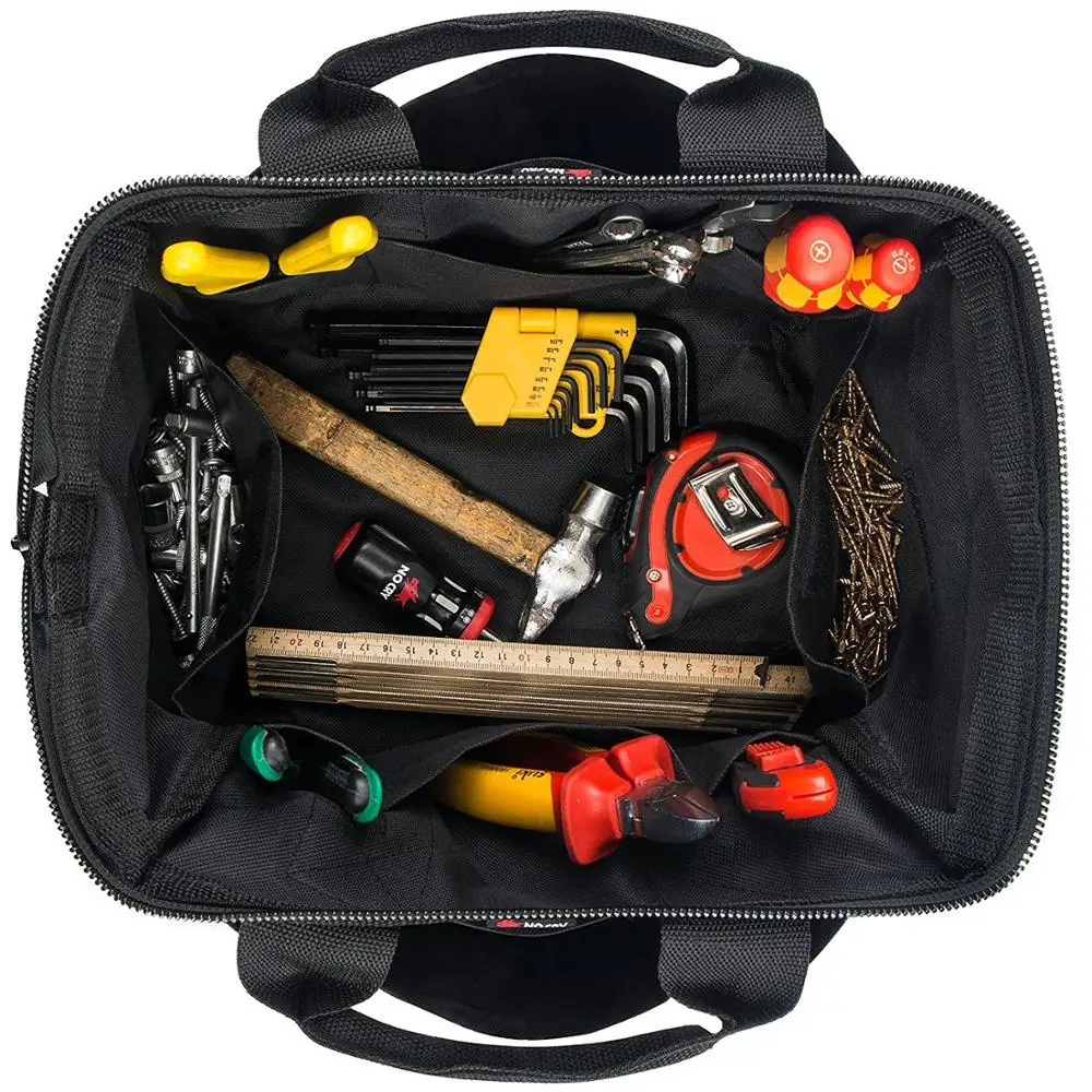Bag for Tool Telecom Engineer Electronics Technician Electrical Electrician Professional Hanging Tote Heavy Duty Tool Bag