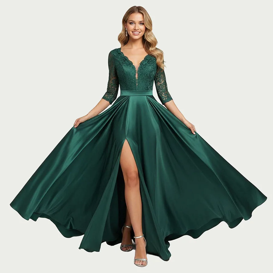 cheap ladies evening dresses Stunning Women Evening Dress Burgundy A Line Criss Cross Lycra Spandex Formal Dinner Dresses
