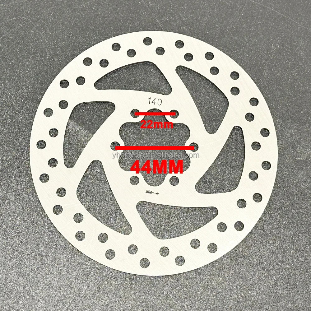 Electric Bike Stainless Steel Disc Brake Rotor Scooter Brake Disc With