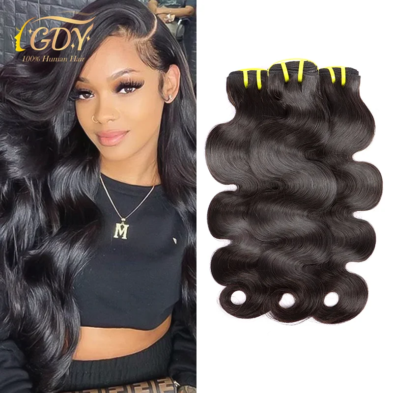 Gdyhair One Single Donor Hair Straight Bleaching Hair Bundles Natural