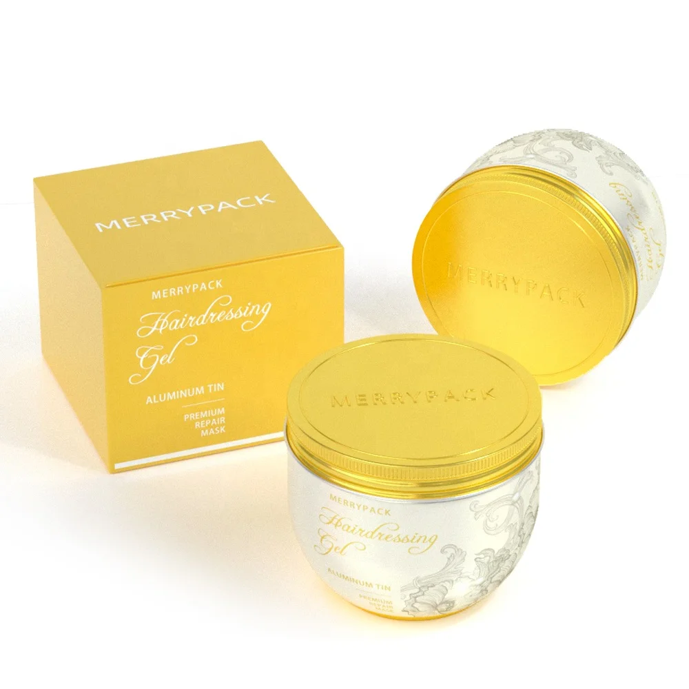 Custom Empty 350ml Metal Tin Container Balm Jar Cosmetic Pomade Cream Wholesale Candle Tin Aluminum Jar