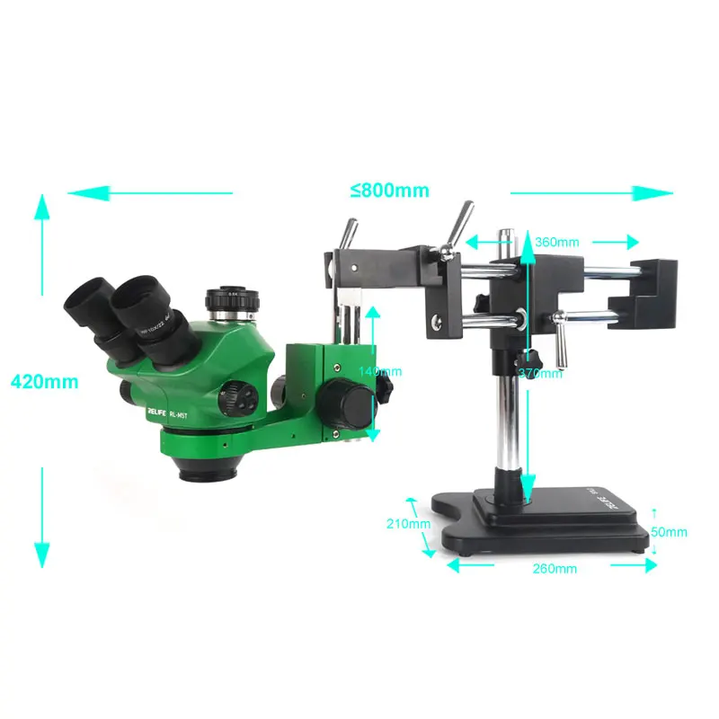 High Quality RELIFE RL-M3-STL2 7X-45X Stereo Binocular Microscope for Mobile Phone Repair