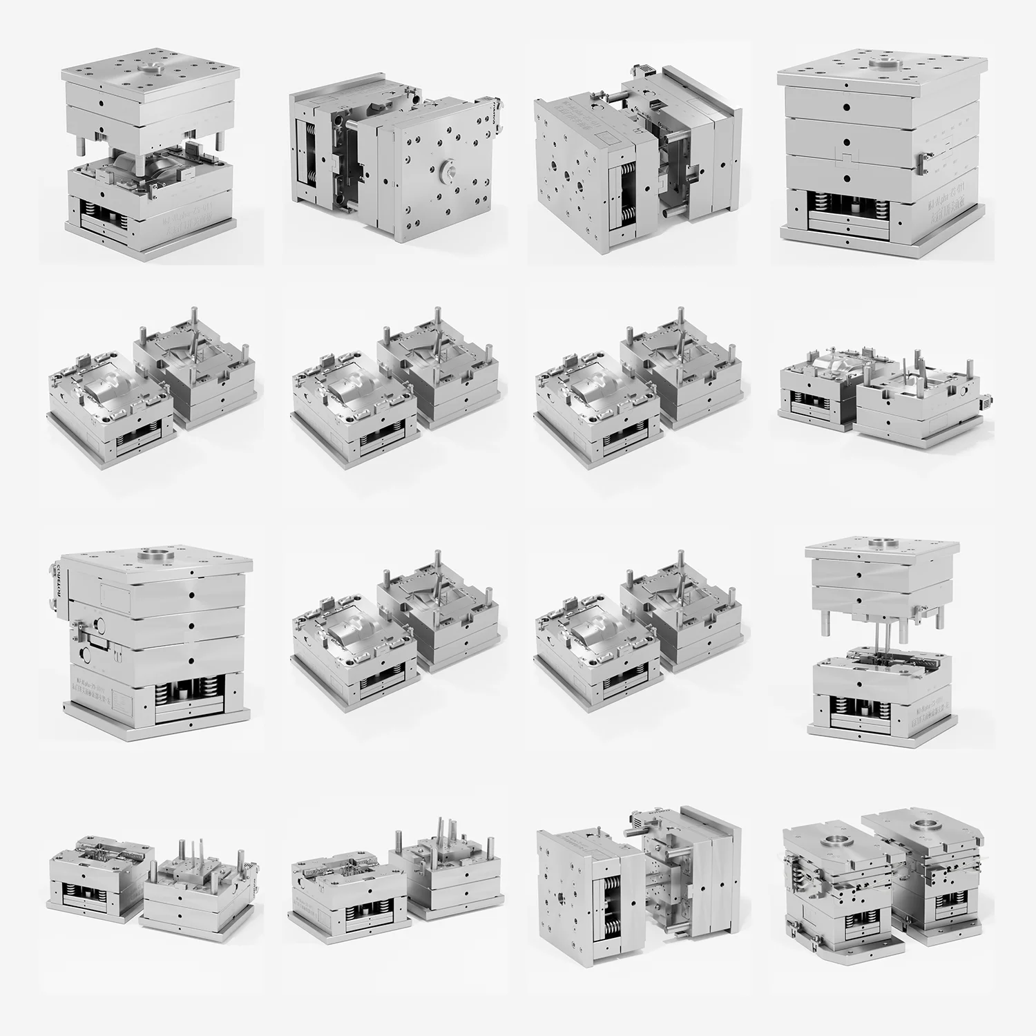 Chip Insert Injection Molding Ready Injection Mold Precast Plastic Mold Manufacture Custom Hardcase Injection Mould Custom