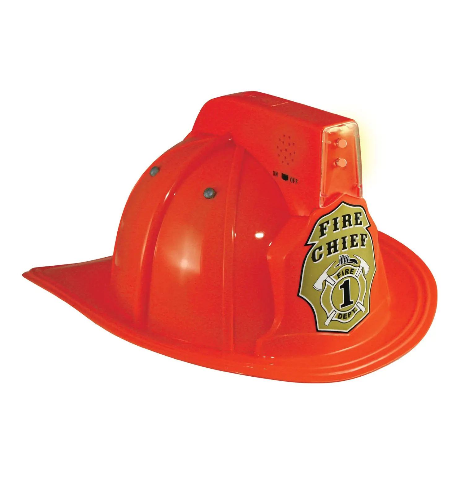 fire hat with siren on top