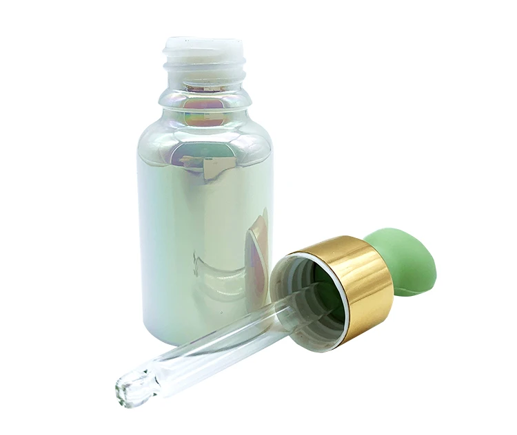 1oz 8oz White Glass Boston Round Bottles With Flat Head Dropper