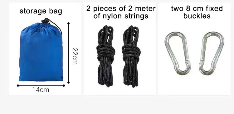 durable outdoor adult hammock portable folding hammock with stand