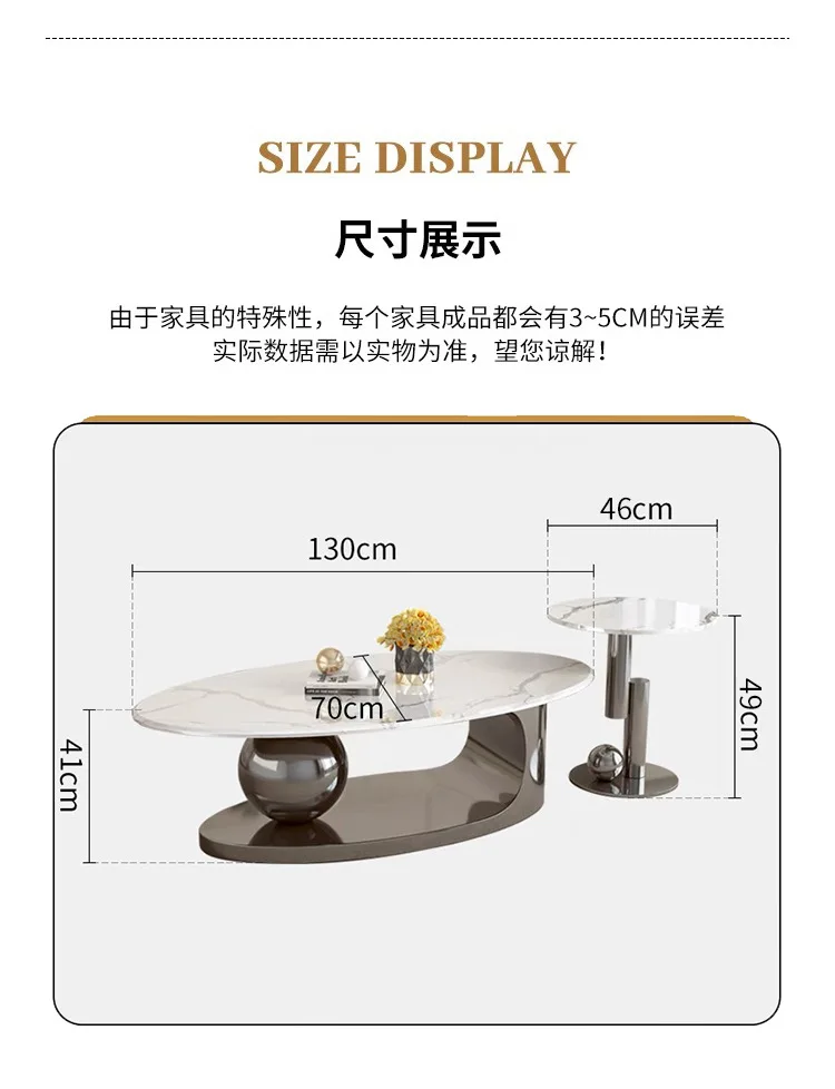 movable center small retro metal simple round nordic portable luxury modern coffee tables for living room bed side table bedroom