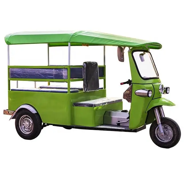 Electric Passenger Tricycle 72v100a Lithium Battery 5000w 6 Passenger 1