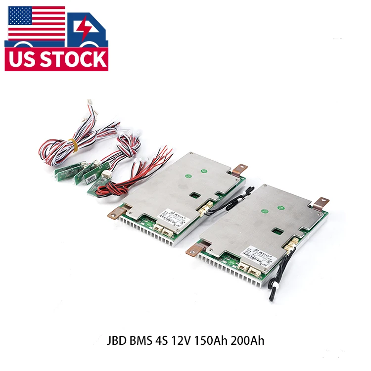 USA FREE SHIPPING SMART BMS JBD 4S 12V 150A 200A 8S 24V 16S 48V 200A Li-ion  LTO lifepo4 battery Smart BMS with Bluetooth