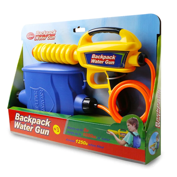 Летняя уличная водяная пушка Blaster 2022 л вместительный рюкзак для мальчиков и девочек 3 года старше