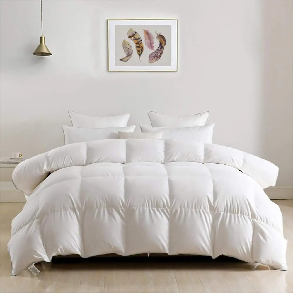 Customized White 80% Duck Down Filling Comforter