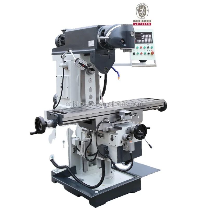 Hoston Manual Mill Knee Type with Ram Type Universal Milling Machine