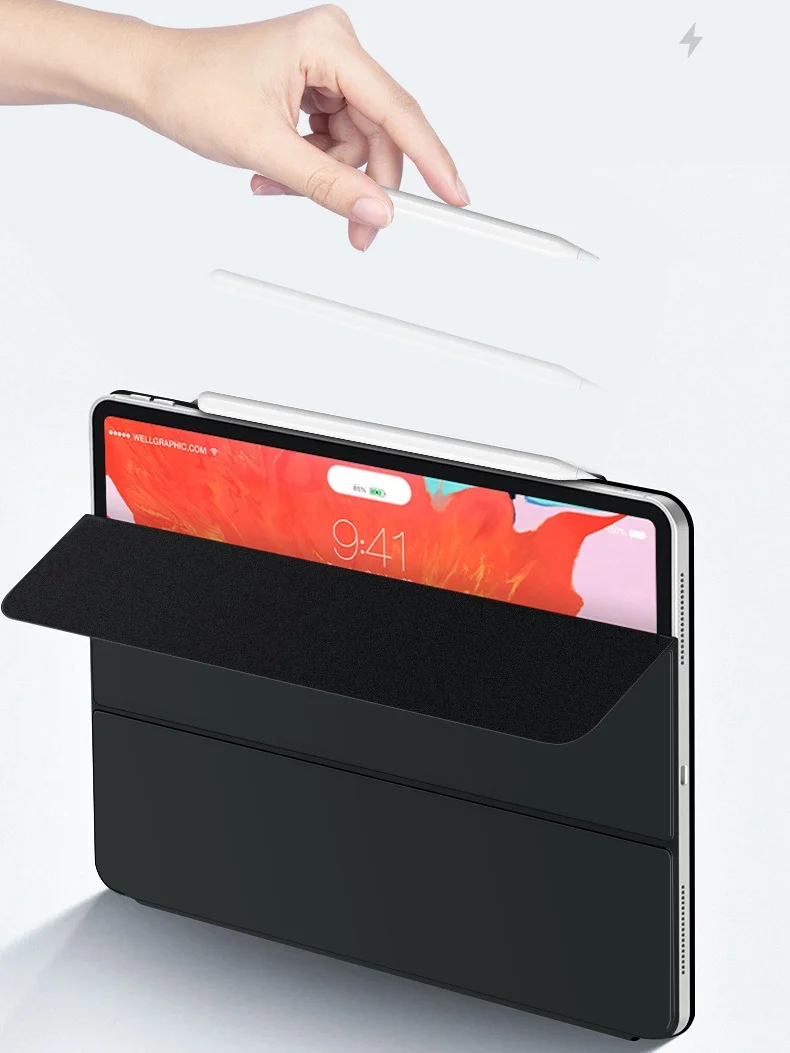 product laudtec premium tpu case cover magnetic folio case with designed tablet case for  ipad pro 11 inch 2021 129 inch-5