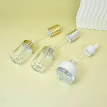 Skincare Bottles Cosmetic Packaging Luxury Essential Oil Dropper Bottle 30ml Essence Liquid Cosmetics Containers
