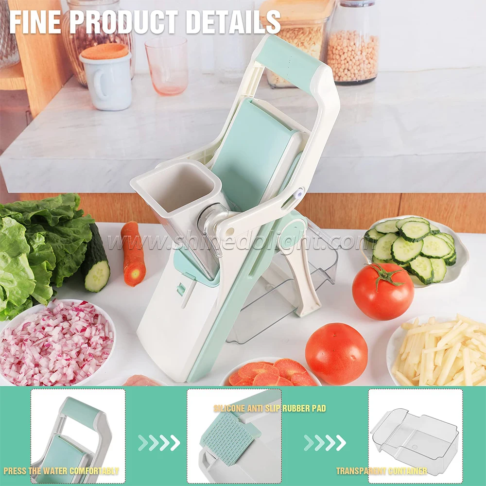Multifunctional Vegetable Cutter Kitchen Accessories Slicer Vegetable Slicer , Dicer Fruit, French Fry, Julinner