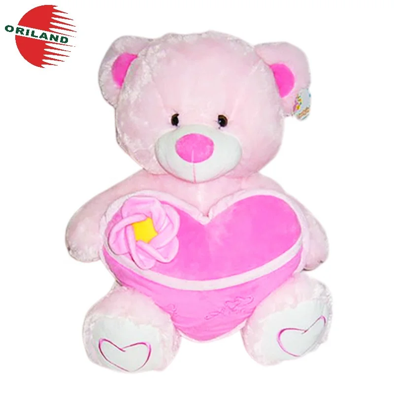 plush toy with pink heart