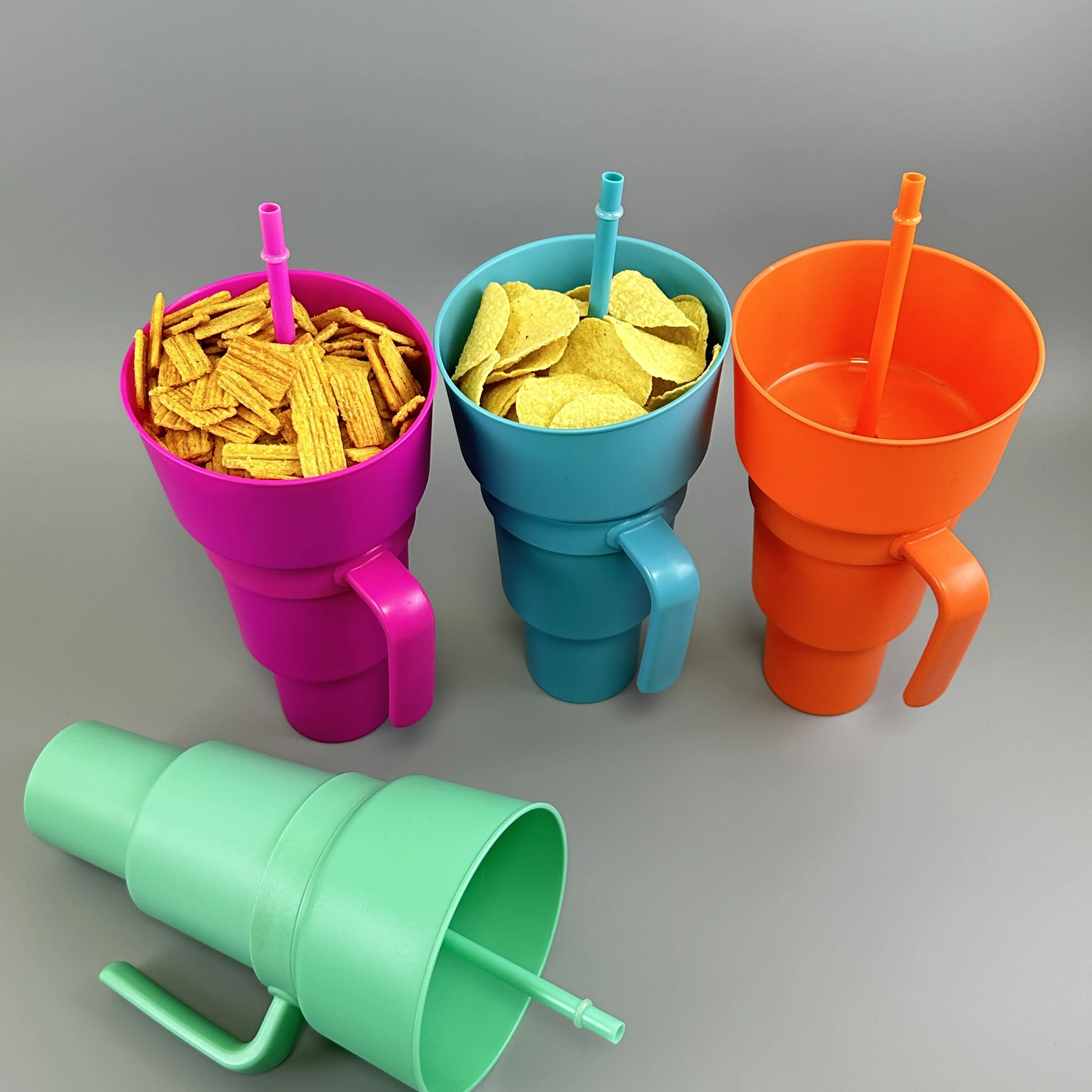 Factory Price 32oz Plastic Color Changing Stadium Tumbler Beverage 2 In