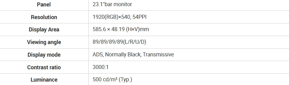 Specifications