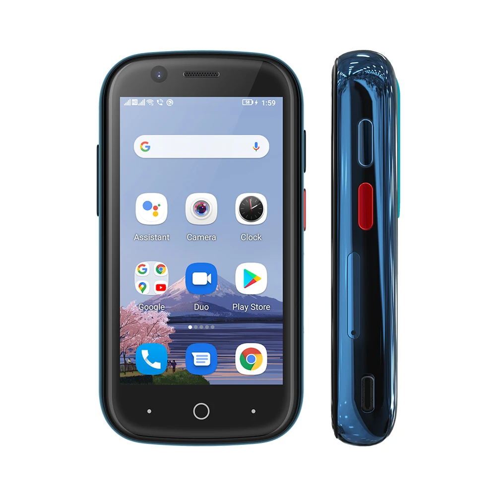 Unihertz Jelly 2 Smallest Android 10 4g Unlocked 3 Inch Smartphone 6gb 128gb Nfc Dark Green Mini Mobile Gaming Phone