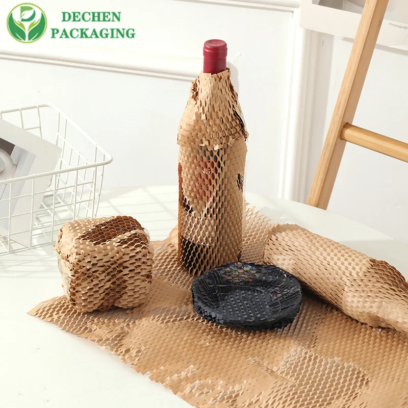 Papier Emballage de bijoux de peigne d'miel Papier d'amortissement Kraft