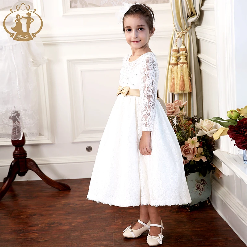 Noppies Mädchenkleid Frederic - Langarm Kinderkleid Mit Knopfdetails