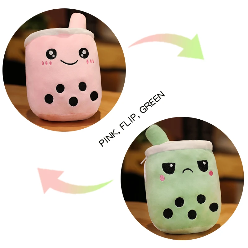 reversible plush boba