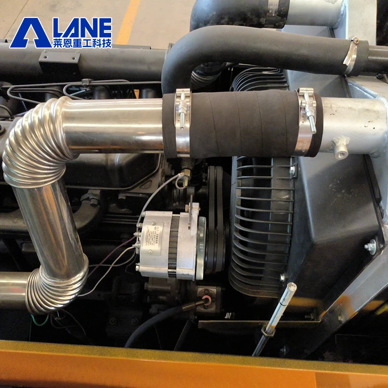 LANE Crawler Type Compost Turner Mixing Machine Windrow Compost Turner Small Compost Making Machines