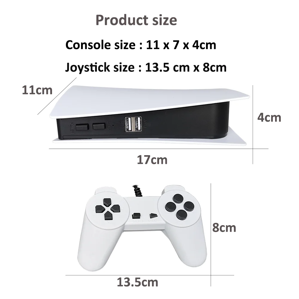 G155 Controller Game Station Style HD 3D 4K Video Output Retro Classic Gaming Console